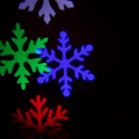 LED hópehely vetítő lámpa