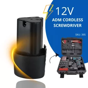 ADM Lítium akkumulátor elektromos csavarhúzóhoz - 12V